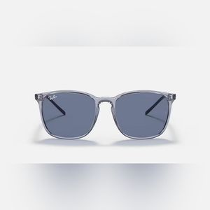 New in box, RayBan RB4347 blue sunglasses